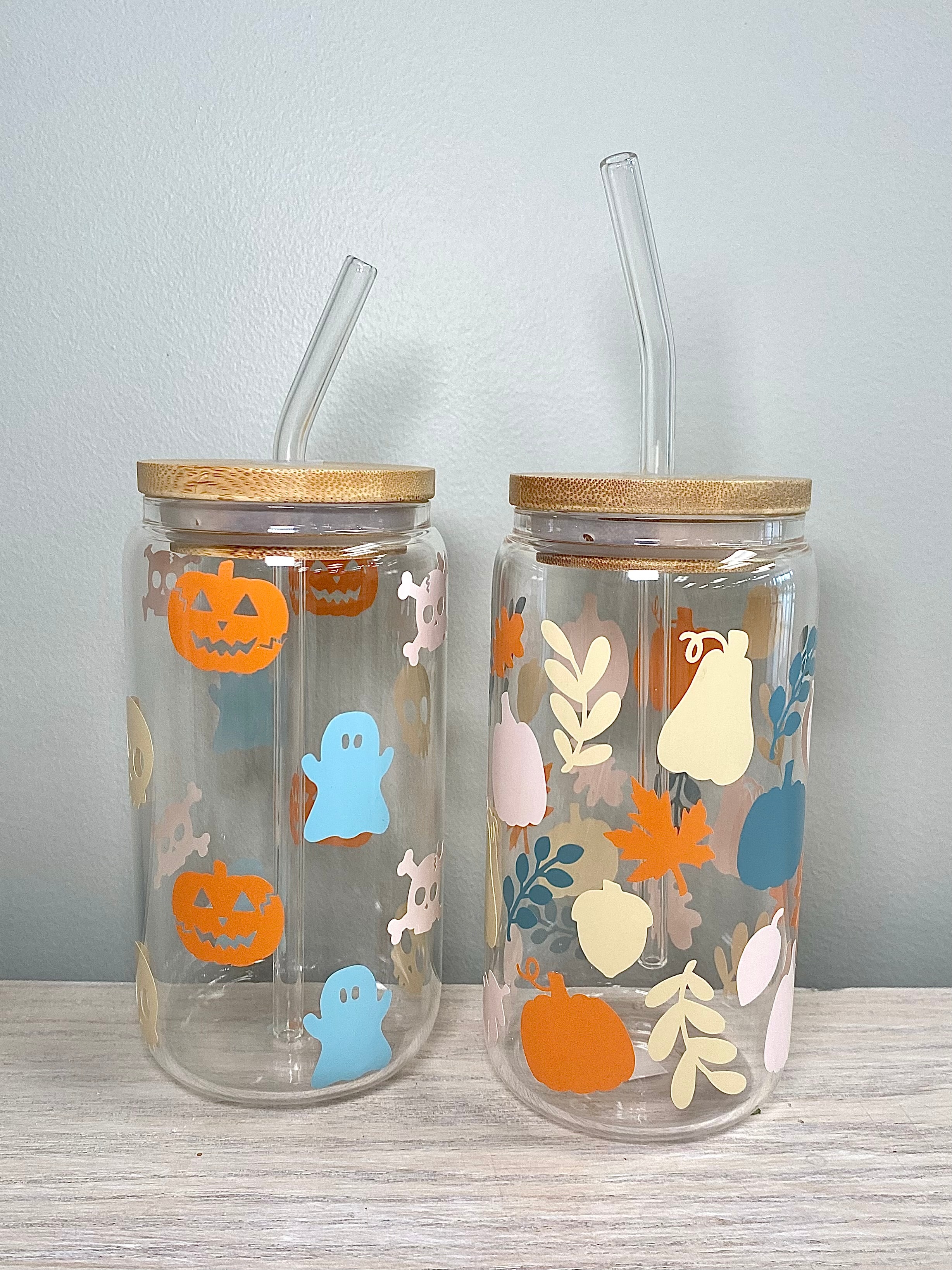 Fall Theme Glass